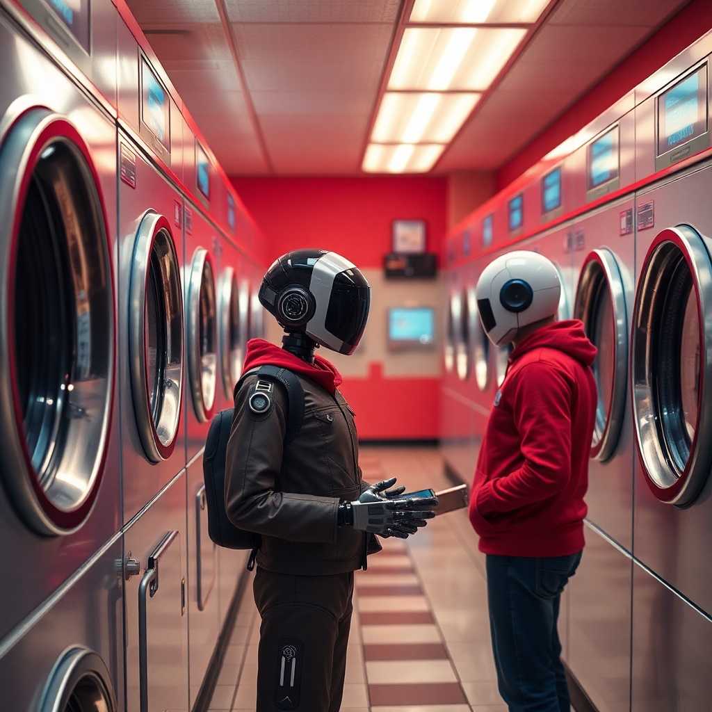 Technology Enabling Automated Conversations in a Laundromat Setting