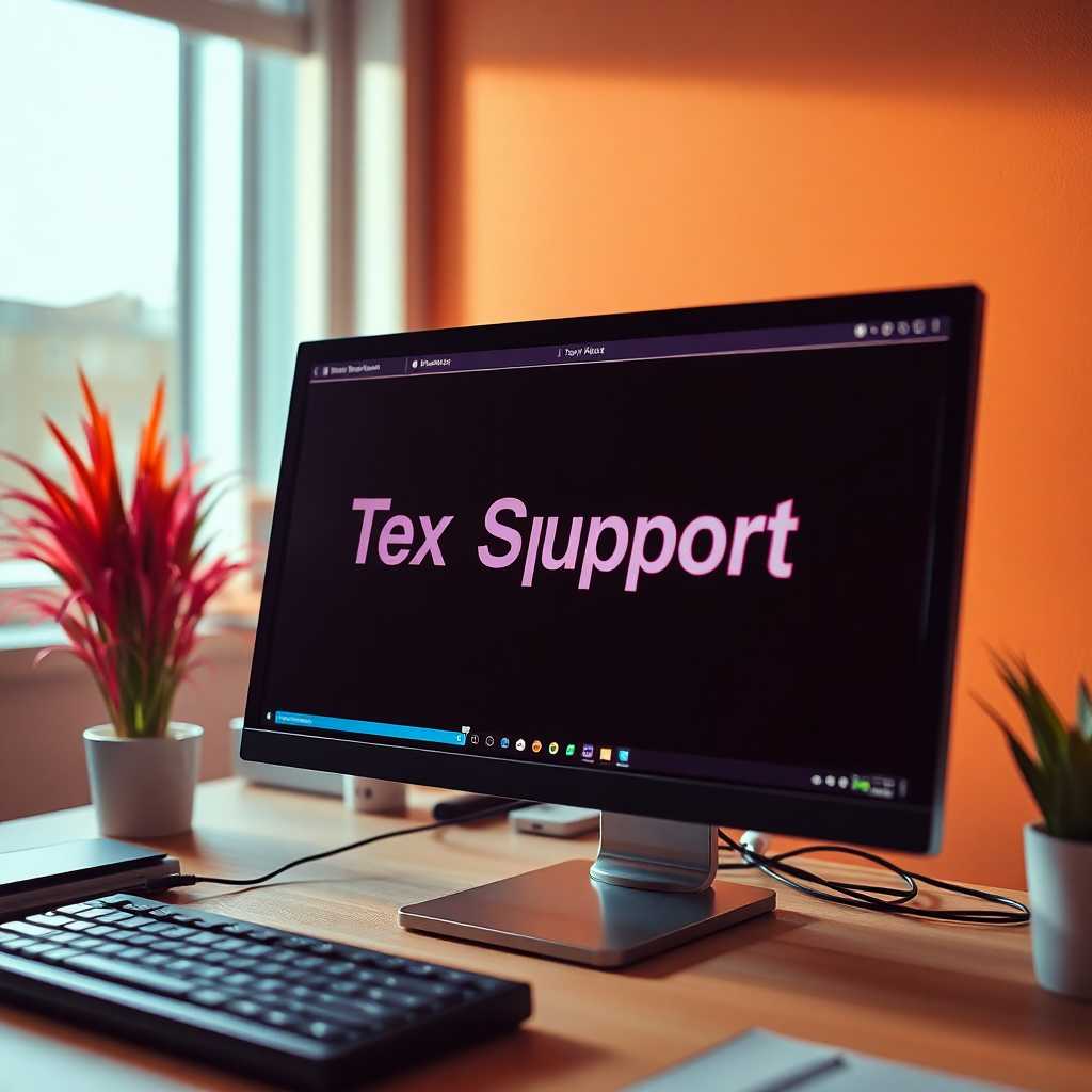 Demo of TextSupport interface on a computer screen