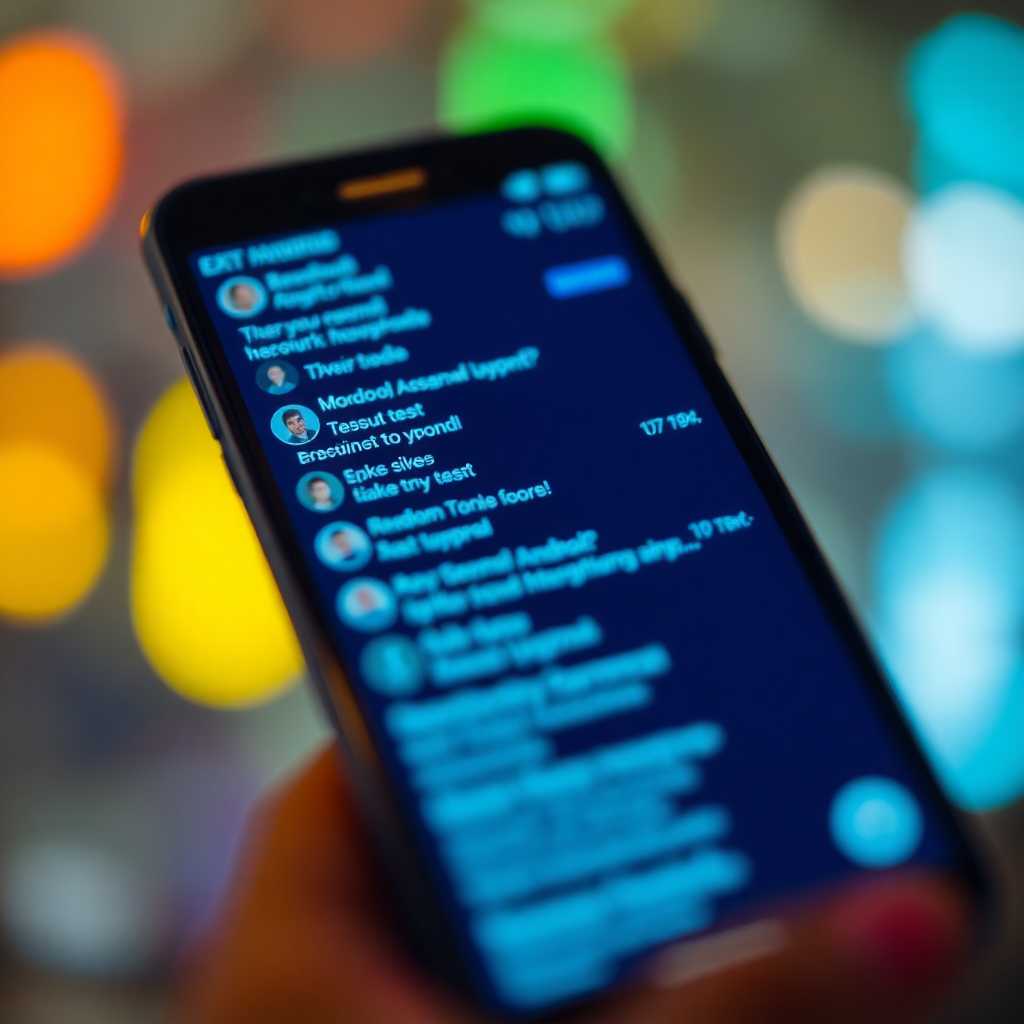 A flurry of text inquiries on a smartphone screen.