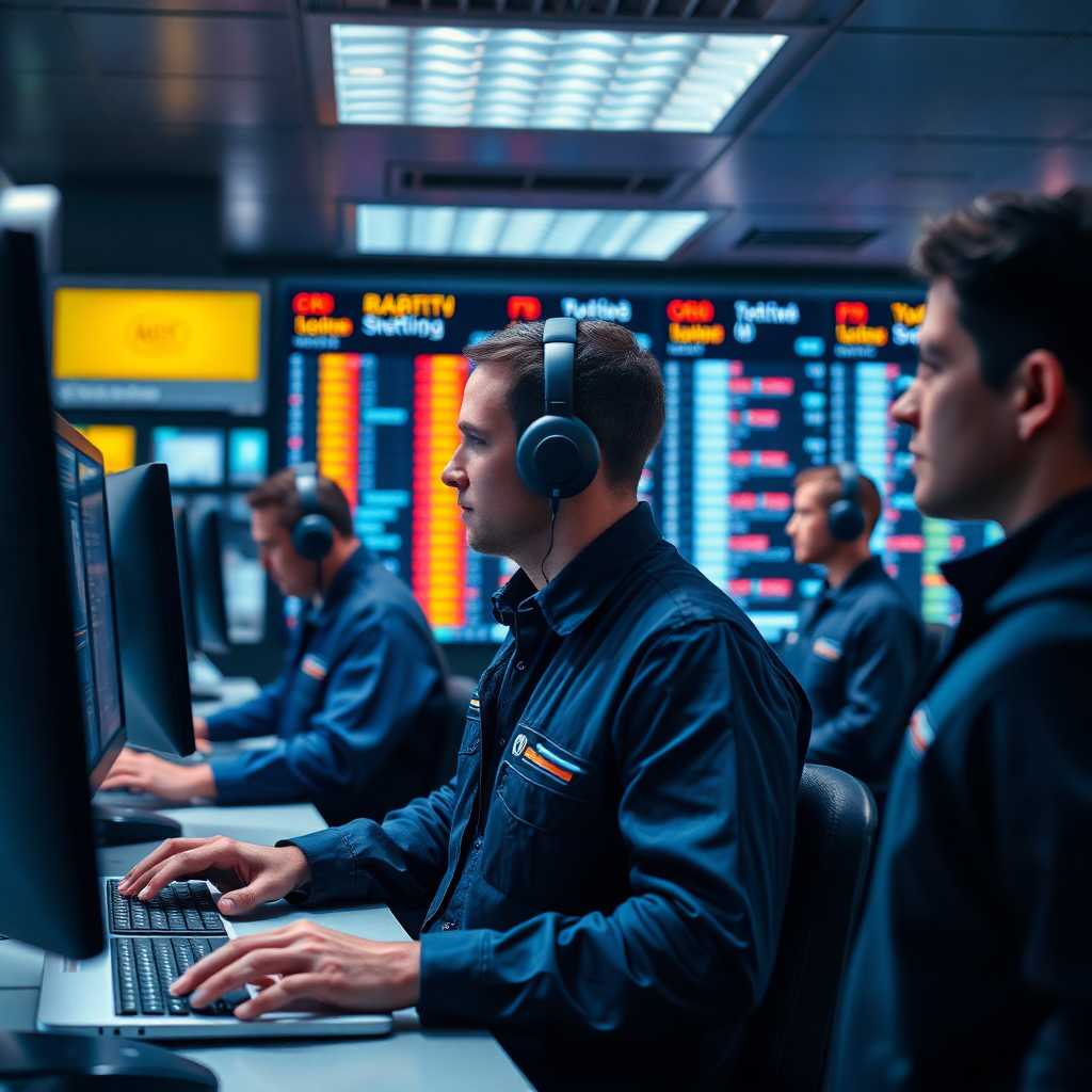 Dispatch scheduler managing CRM systems