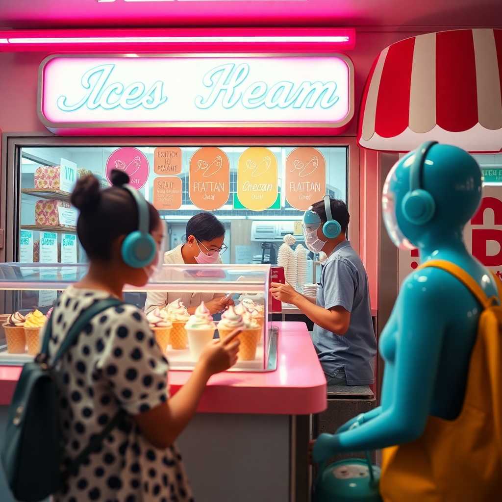 Ice Cream Shop Digital Interaction
