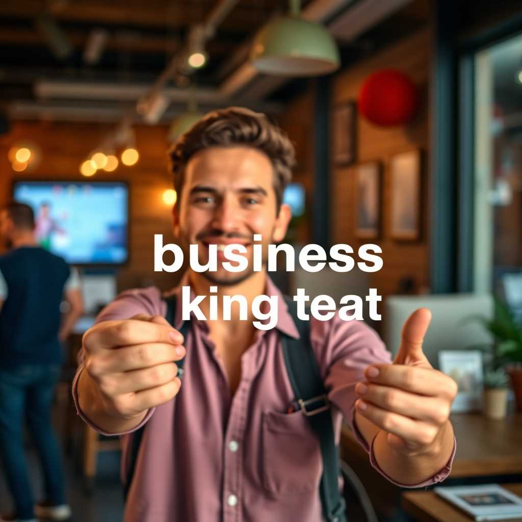 Satisfied business owner showing off improved booking stats with TextSupport
