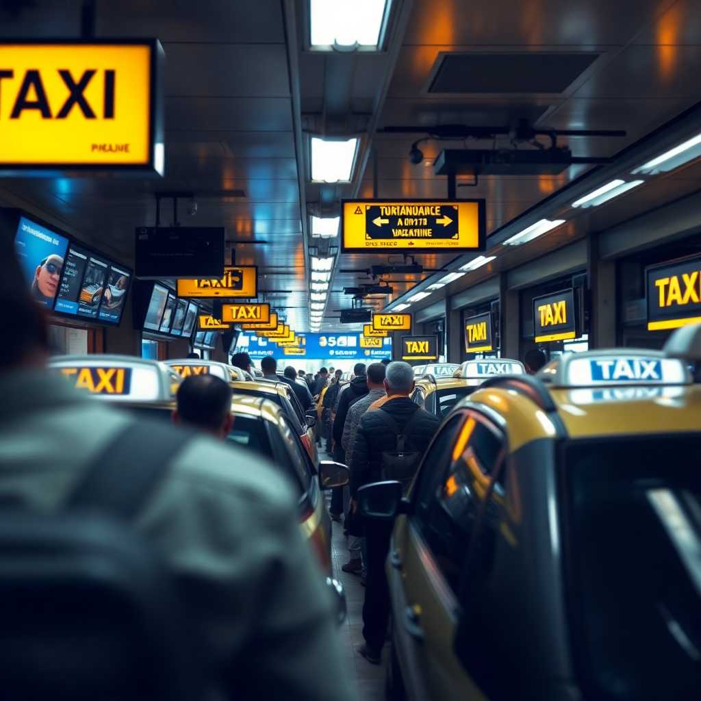 Influx of SMS requests at a busy taxi dispatch center