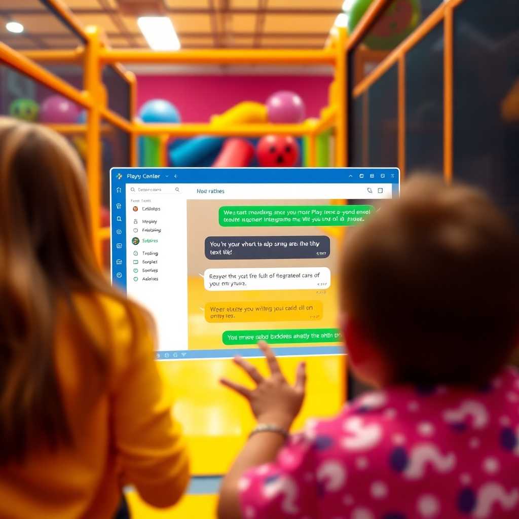 Screenshot of an Indoor Play Center’s CRM showing streamlined integration with SMS conversations.
