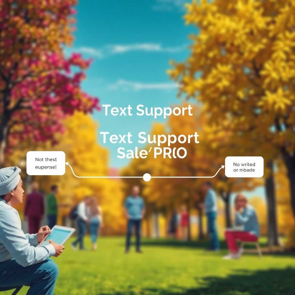 Animated flowchart depicting the TextSupport Sales PRO automated response system