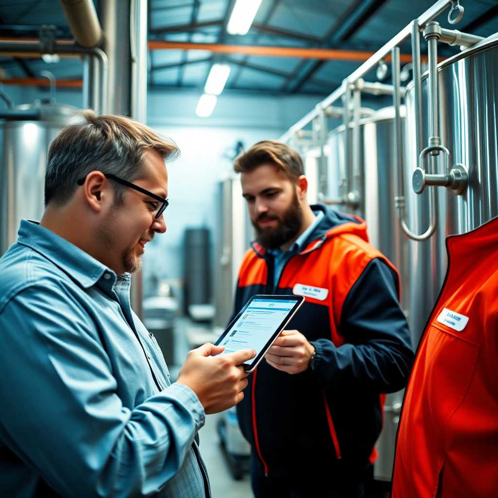 Brewers using CRM system to track and respond to customer queries.