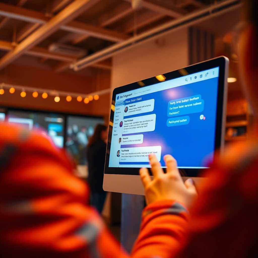 Interface showing real-time sales interaction on the TextSupport portal.