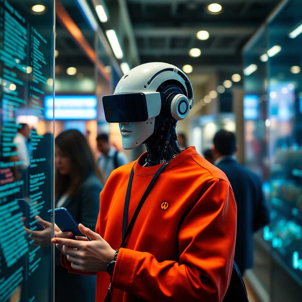 An AI-driven system automating customer inquiries effectively.