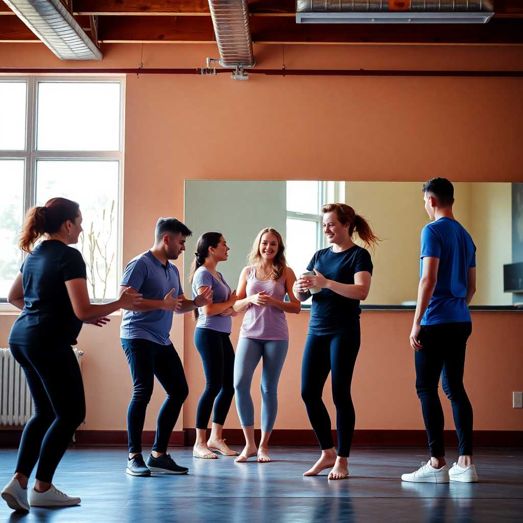 Dance studio team communicating effectively with clients.