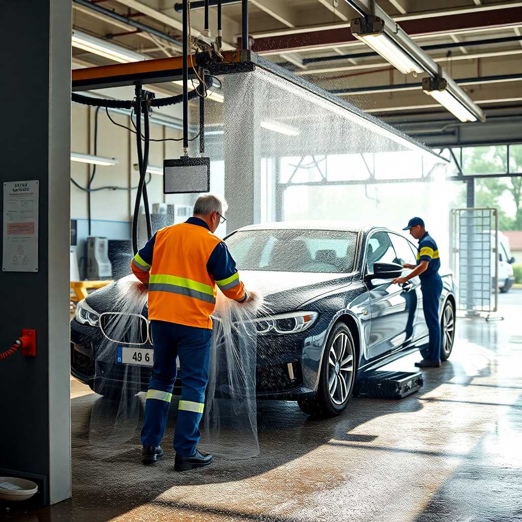 Dedicated phone number in action with car wash team managing operations