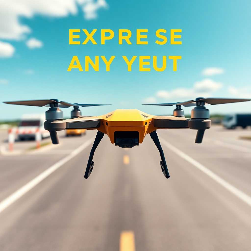 Marketing material showcasing the expert use of drone technology
