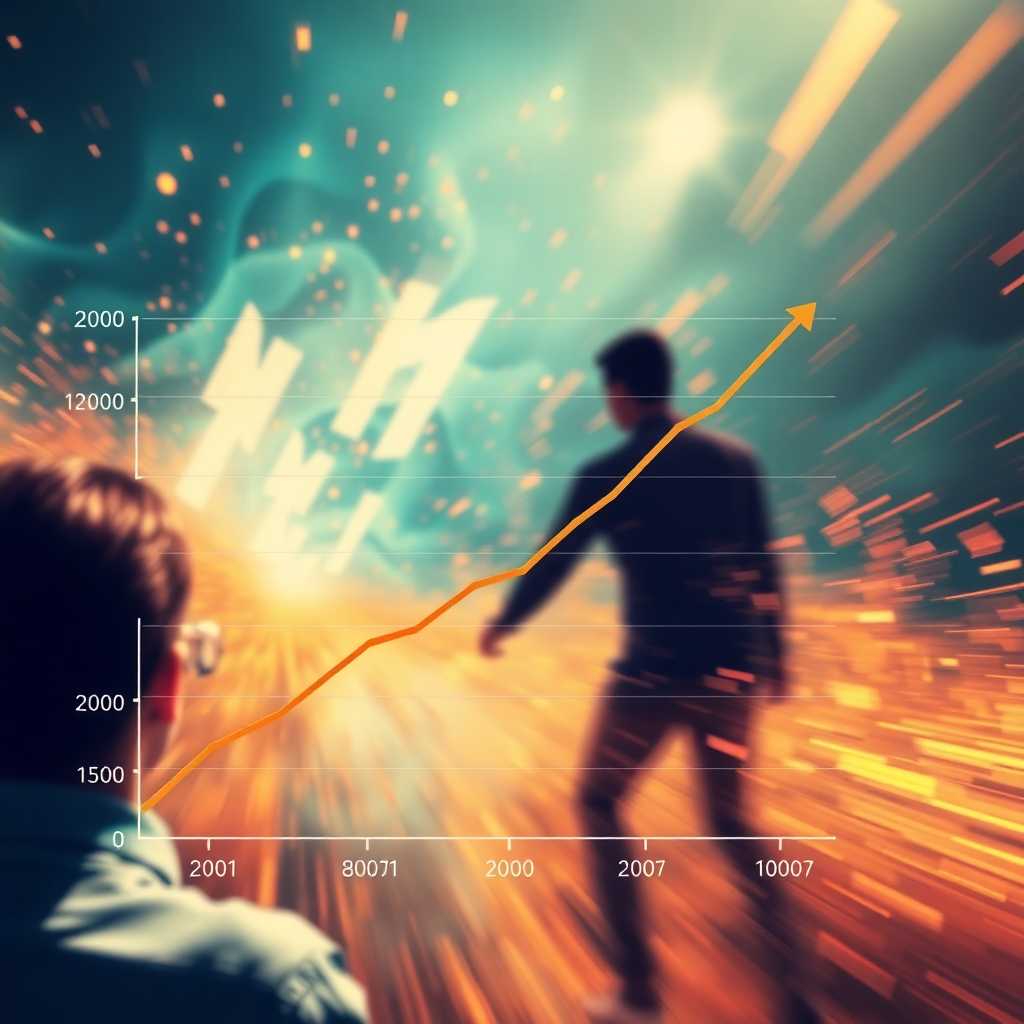 Illustrative chart showing growth after adopting TextSupport Sales PRO