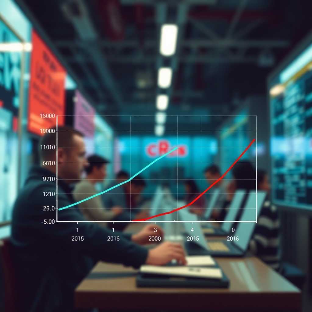 A graph shows improved operational efficiency and customer response times when using automated systems.