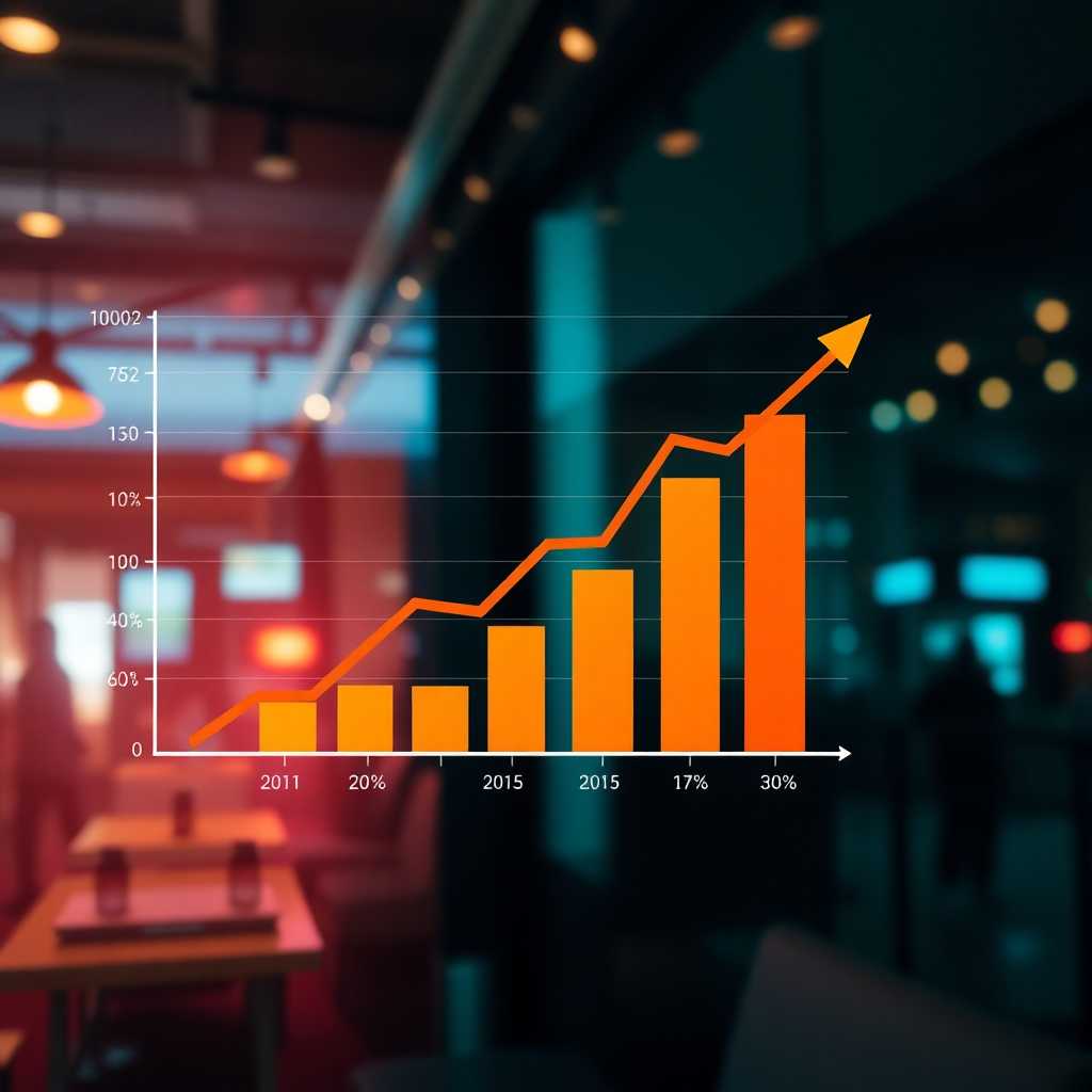 A graph showing improvement in customer engagement and satisfaction