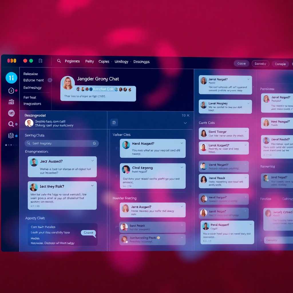 A seamless workflow dashboard illustrating notifications and client chats in one view.