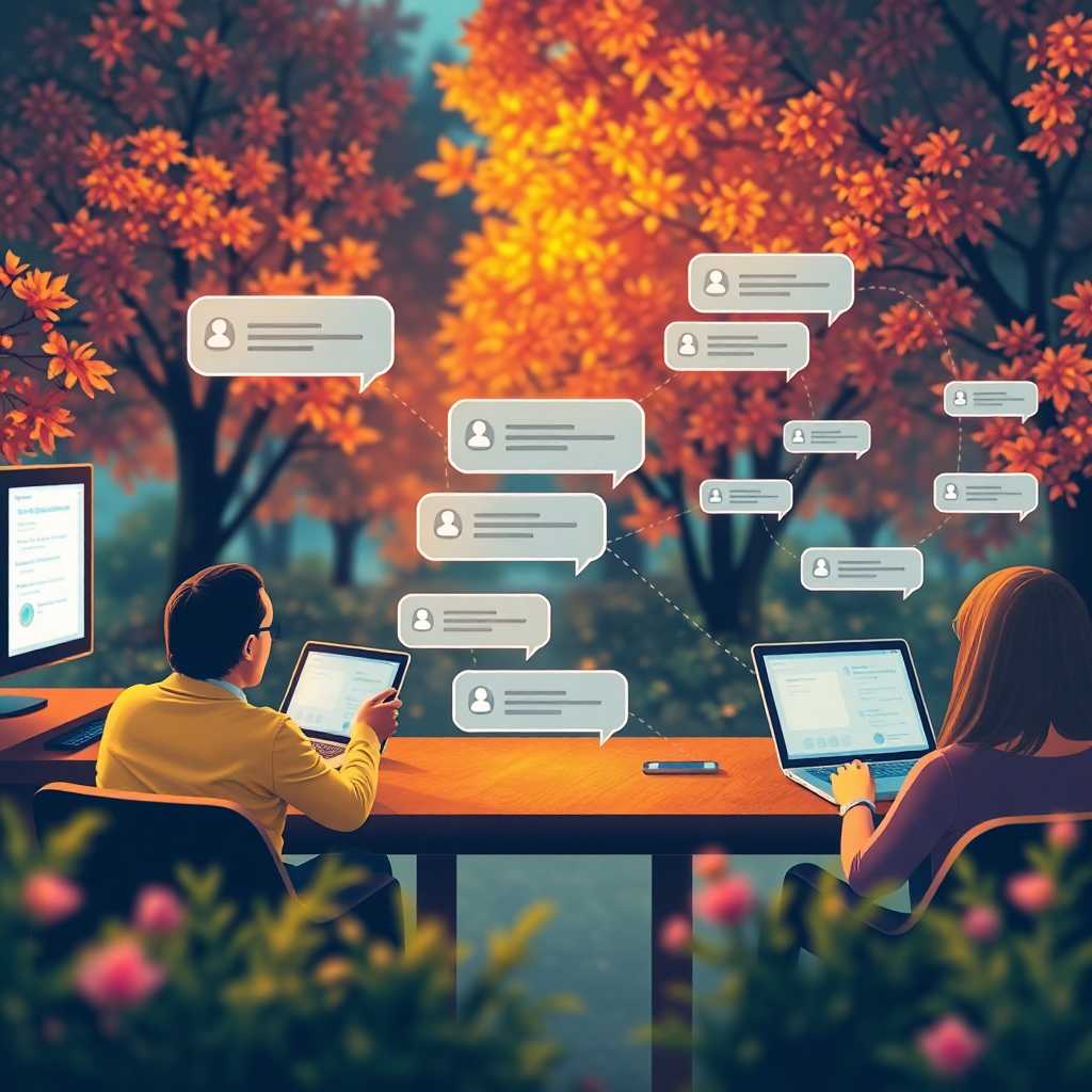Illustration of a seamless flow of messages through TextSupport to different CRM systems