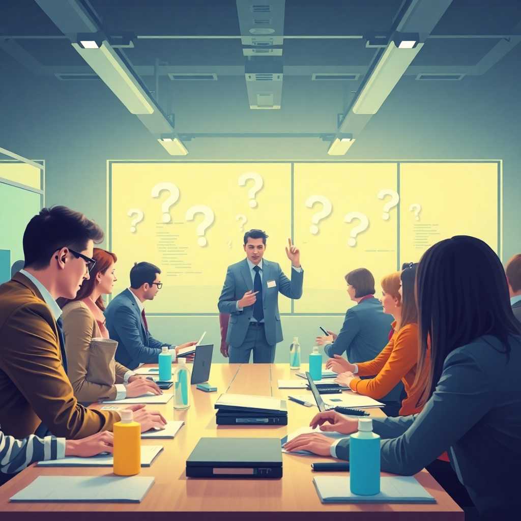 Illustration of a busy agency managing client questions