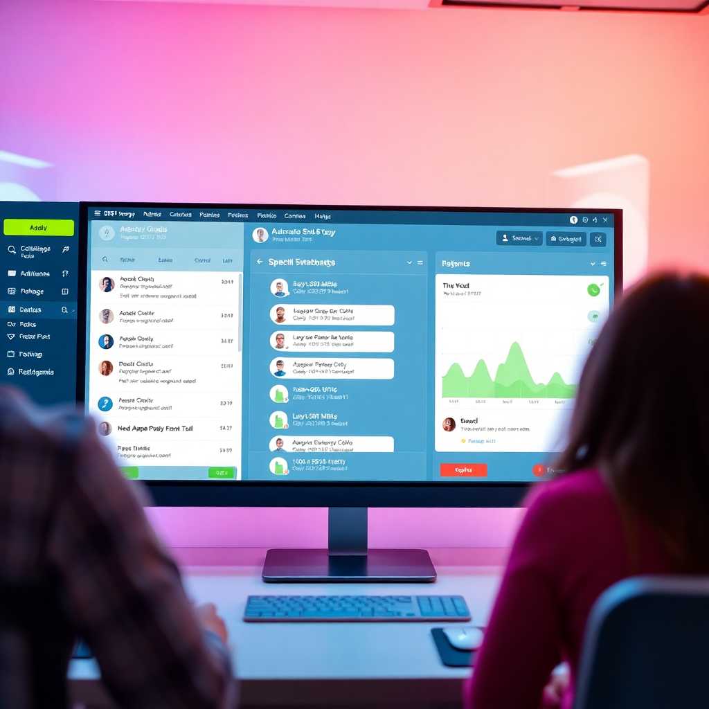 A dashboard showcasing automated SMS replies and call management