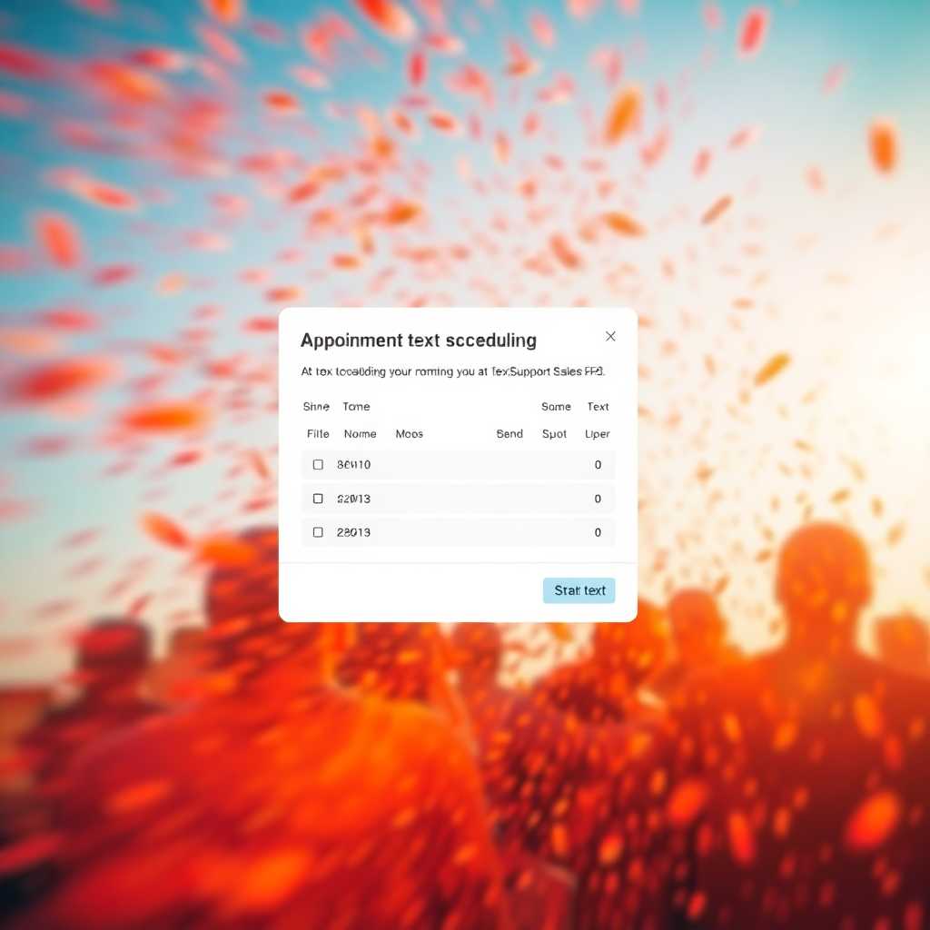 Notification popup showing appointment scheduling via TextSupport Sales PRO system.