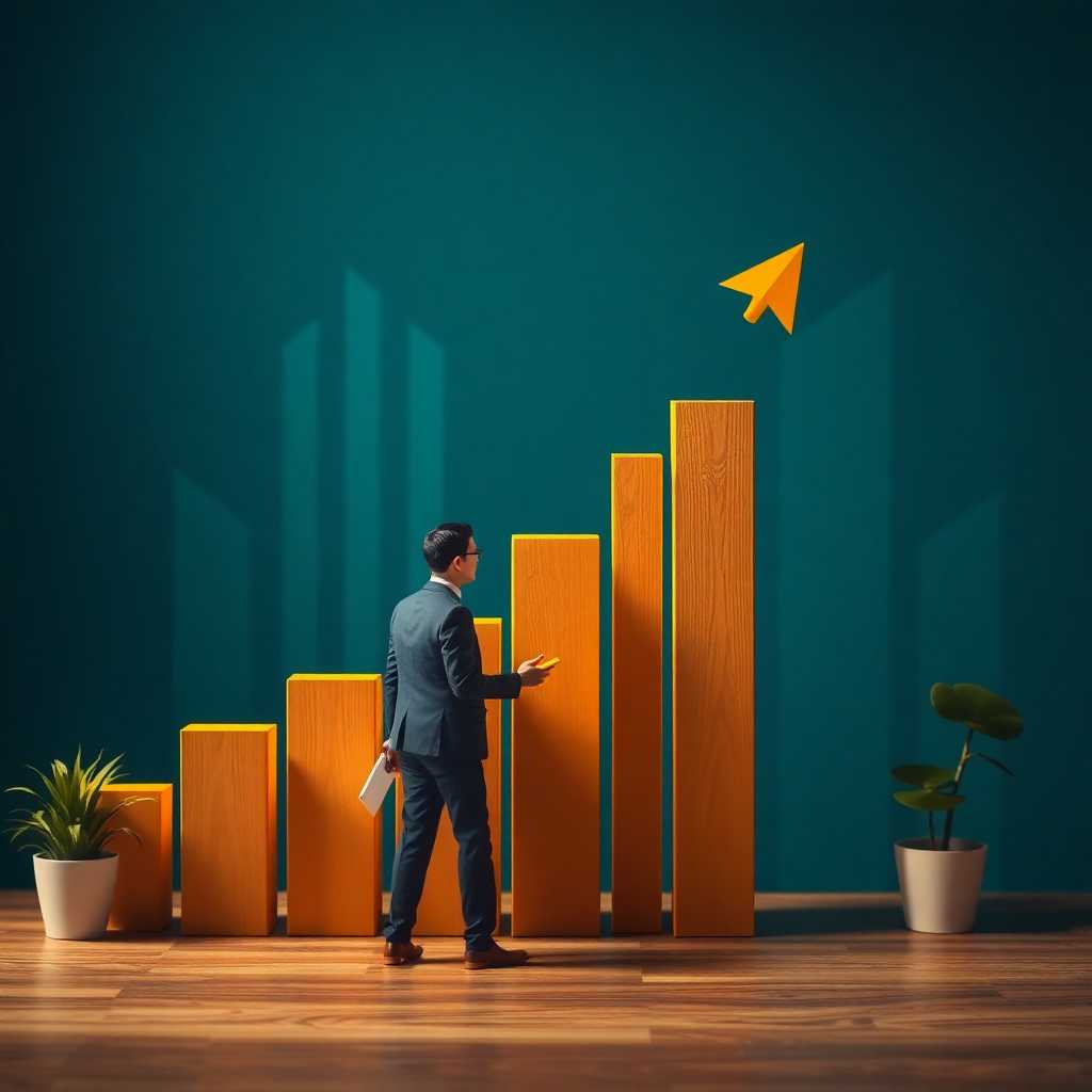 Business growth graph post-implementation