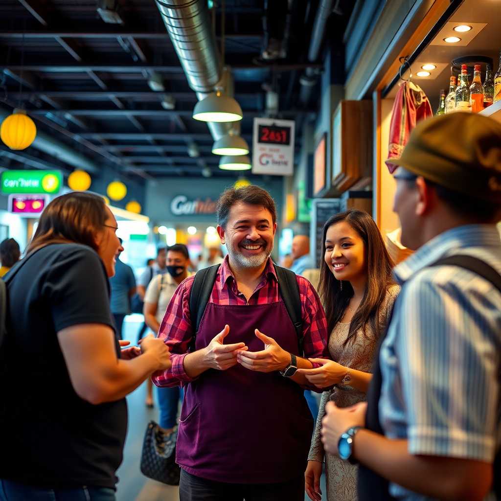 Customer interaction with business owner