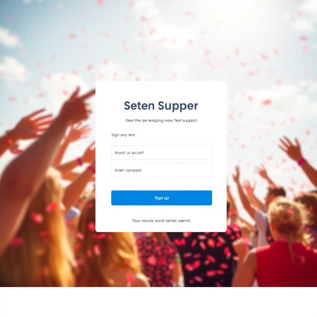 A completed signup form for TextSupport, ready to be submitted