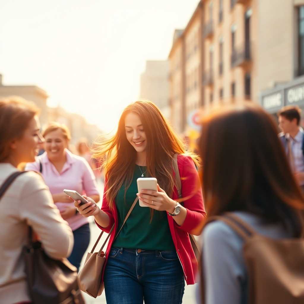 Visual representation of a dedicated SMS line on marketing materials
