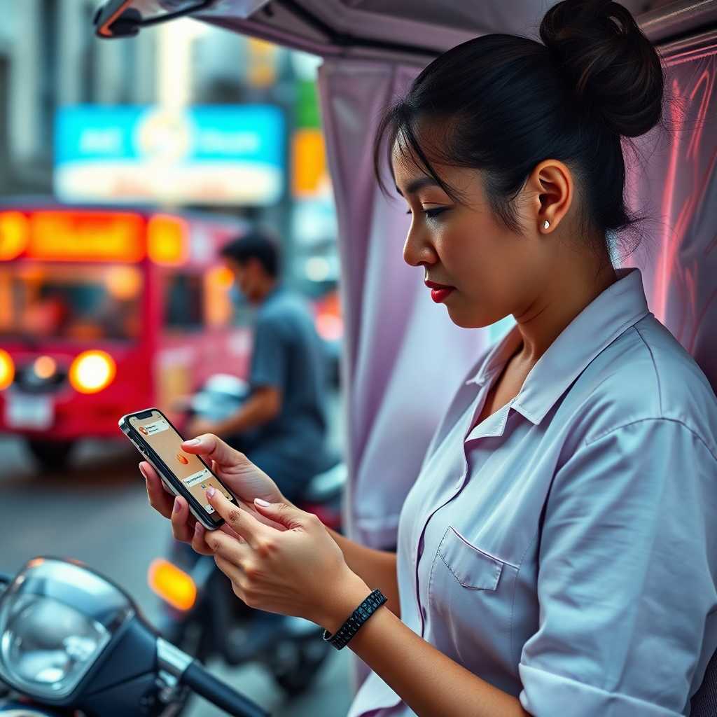 Mobile massage therapist receiving numerous client requests via SMS.