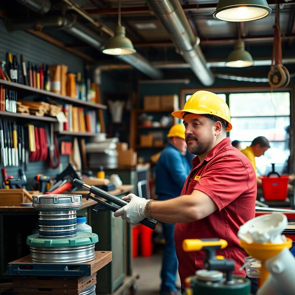 A successful handyman business bustling with activity