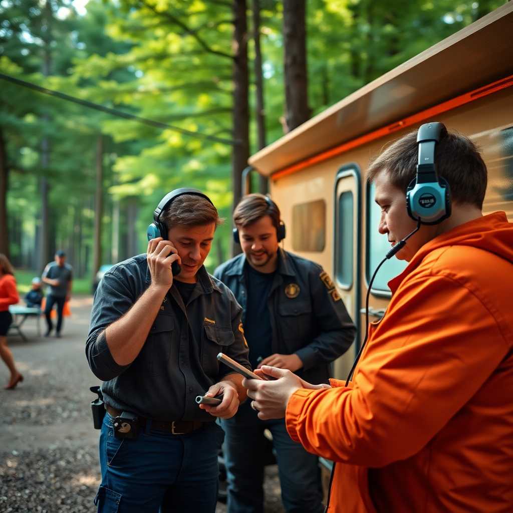 Campground staff dealing with an overwhelming number of calls.