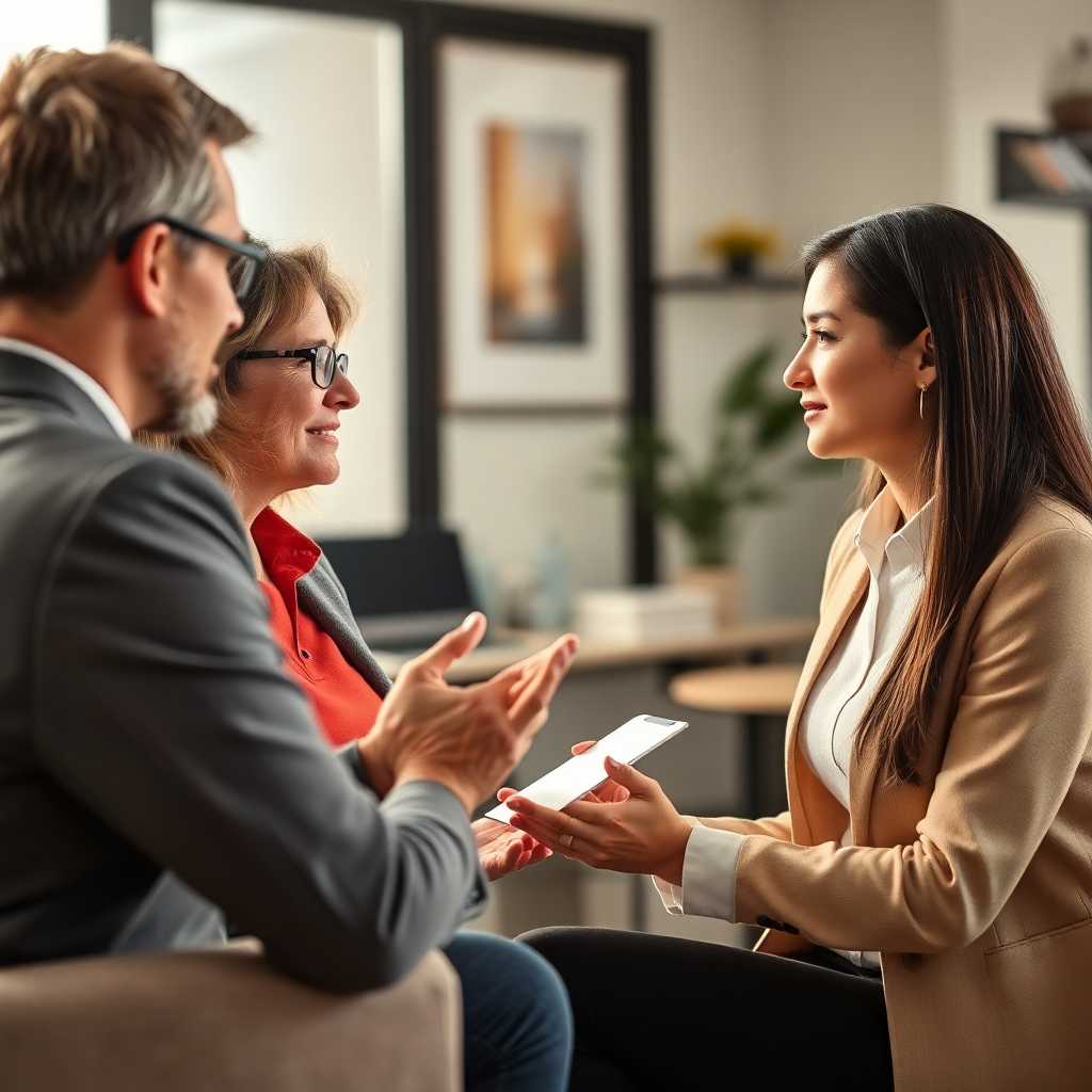 Counselor Holding a Client Consultation