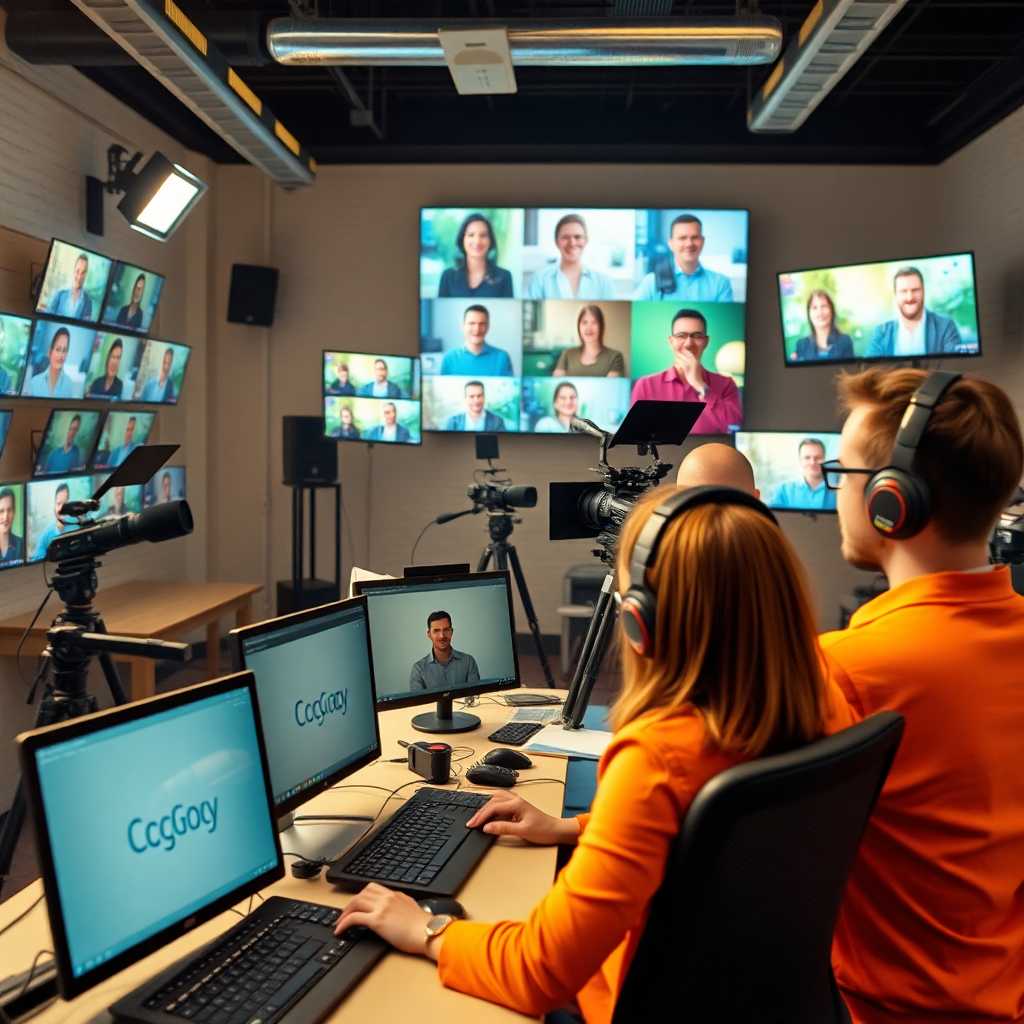 A busy videography studio handling numerous client calls