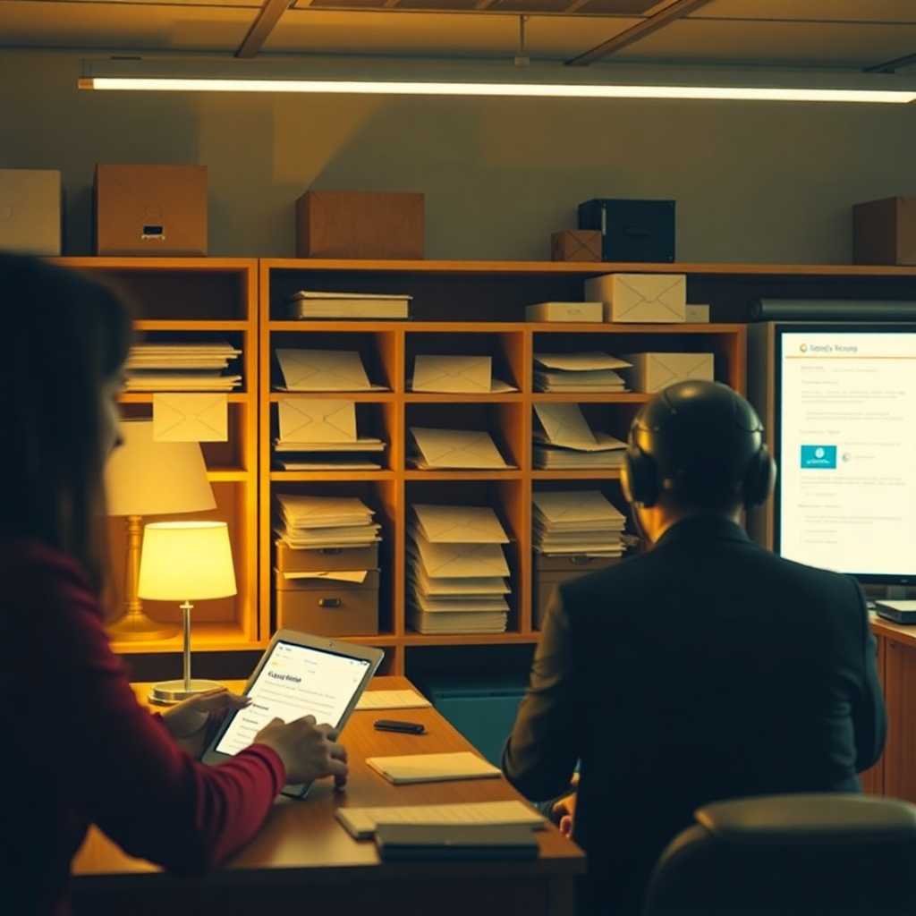 An organized inbox showing seamless business communications