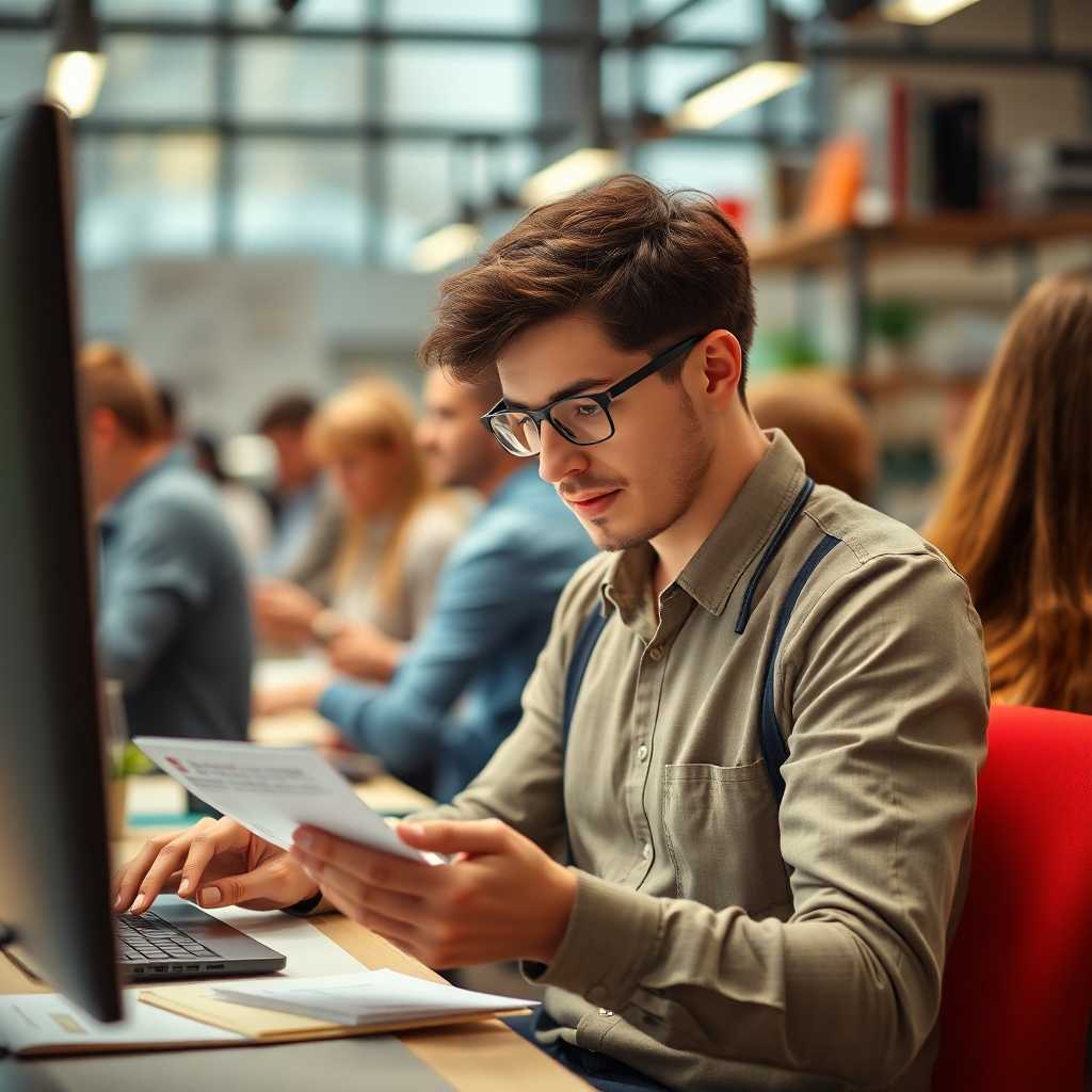 A busy designer handling multiple incoming texts