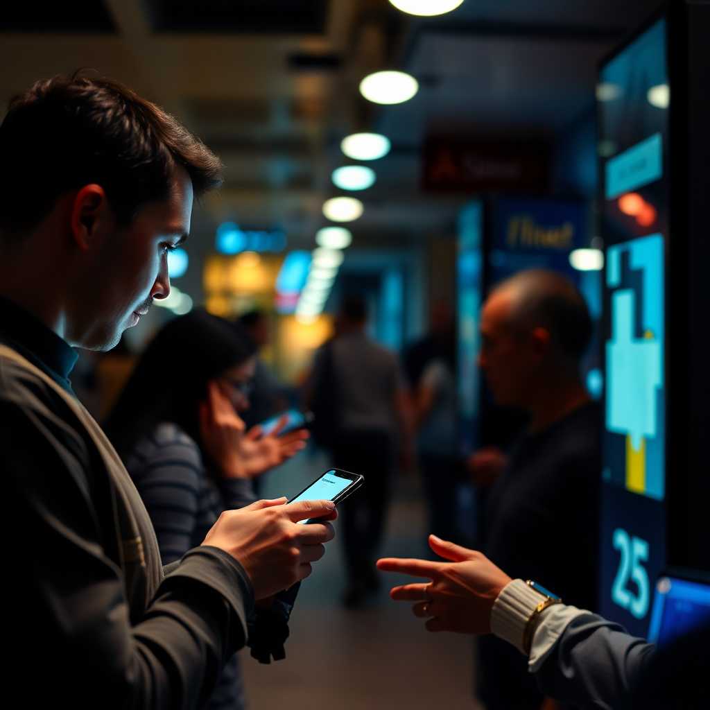 Representation of a seamless SMS communication interface with instant responses.