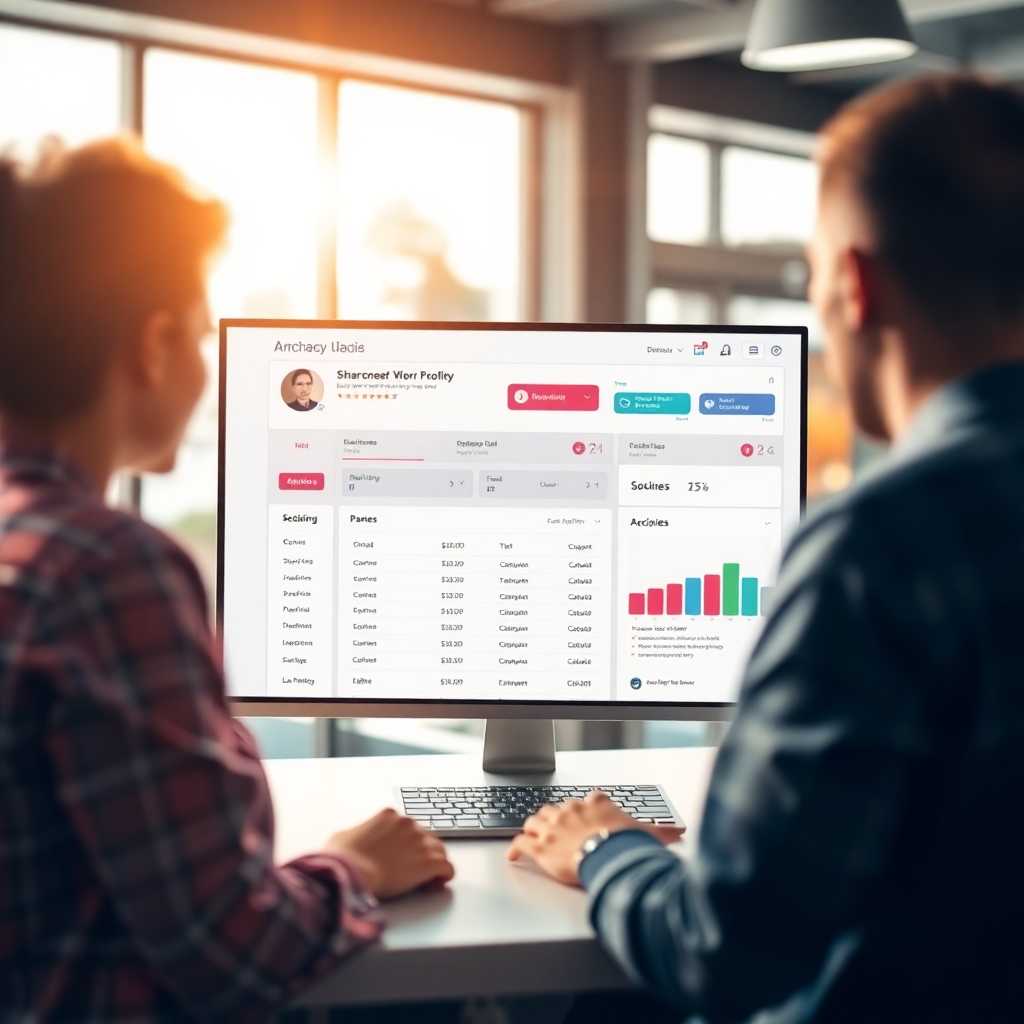 A demo dashboard showing simplified SMS management and CRM integration