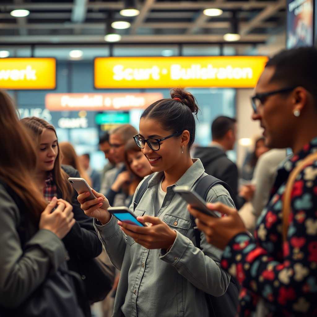 Engaged customers interacting through SMS