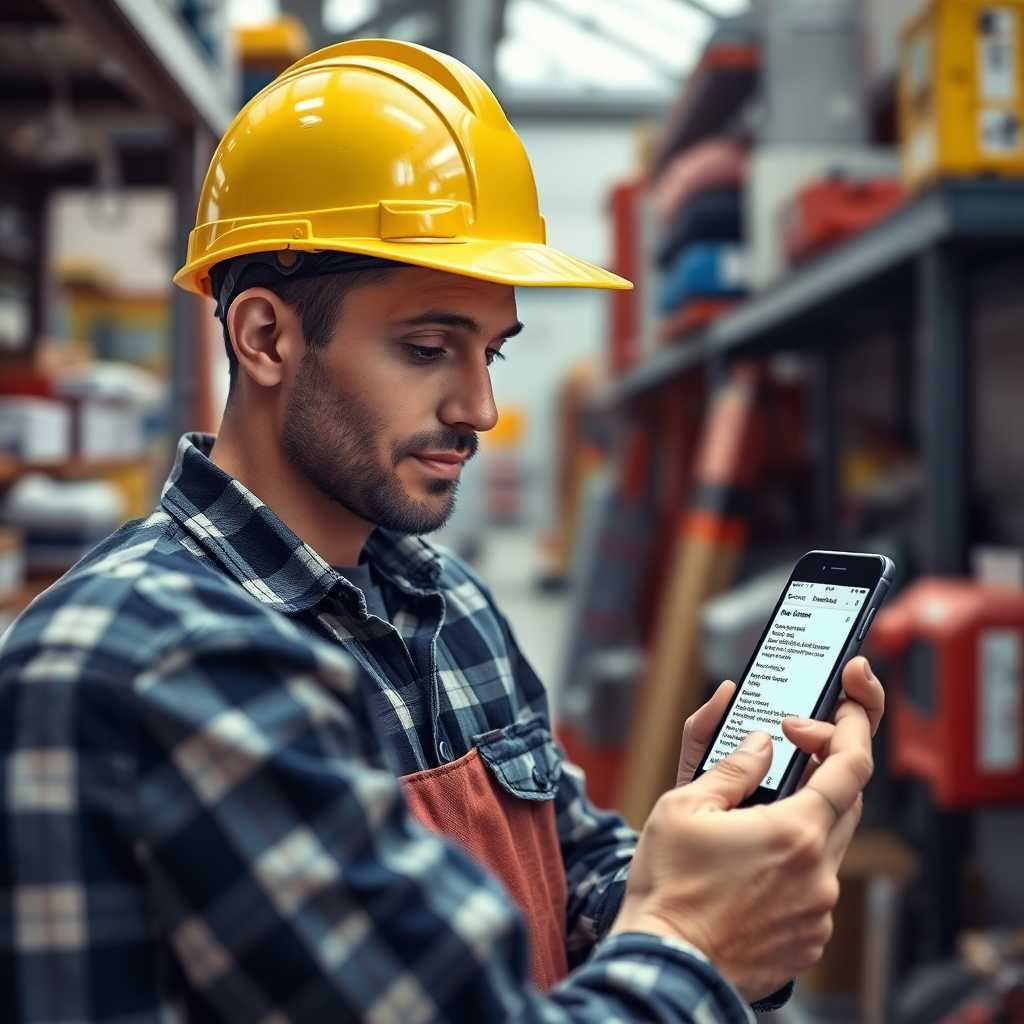 Multi-inquiry Texts on Handyman’s phone screen
