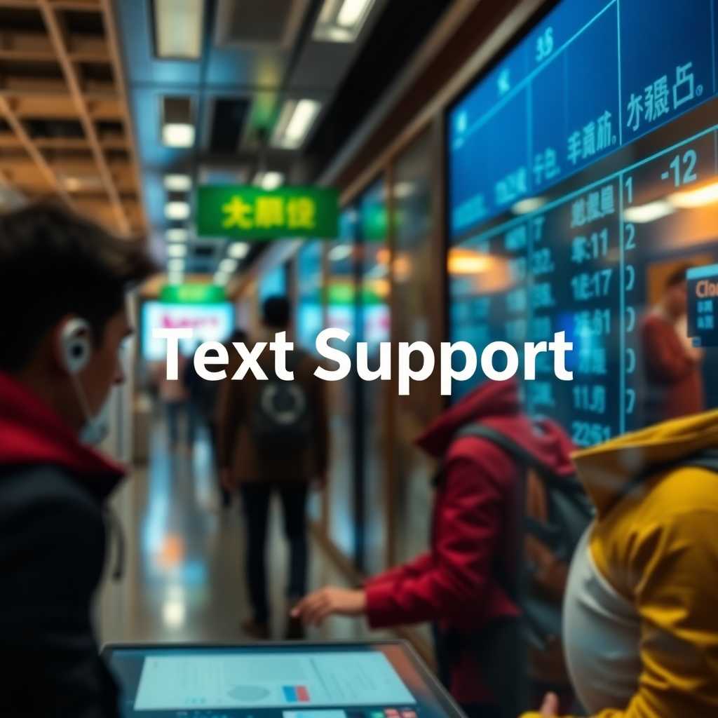 A dynamic interface showing TextSupport helping with multi-lingual inquiries