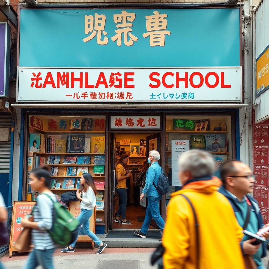Busy language school storefront dealing with high inquiry volumes