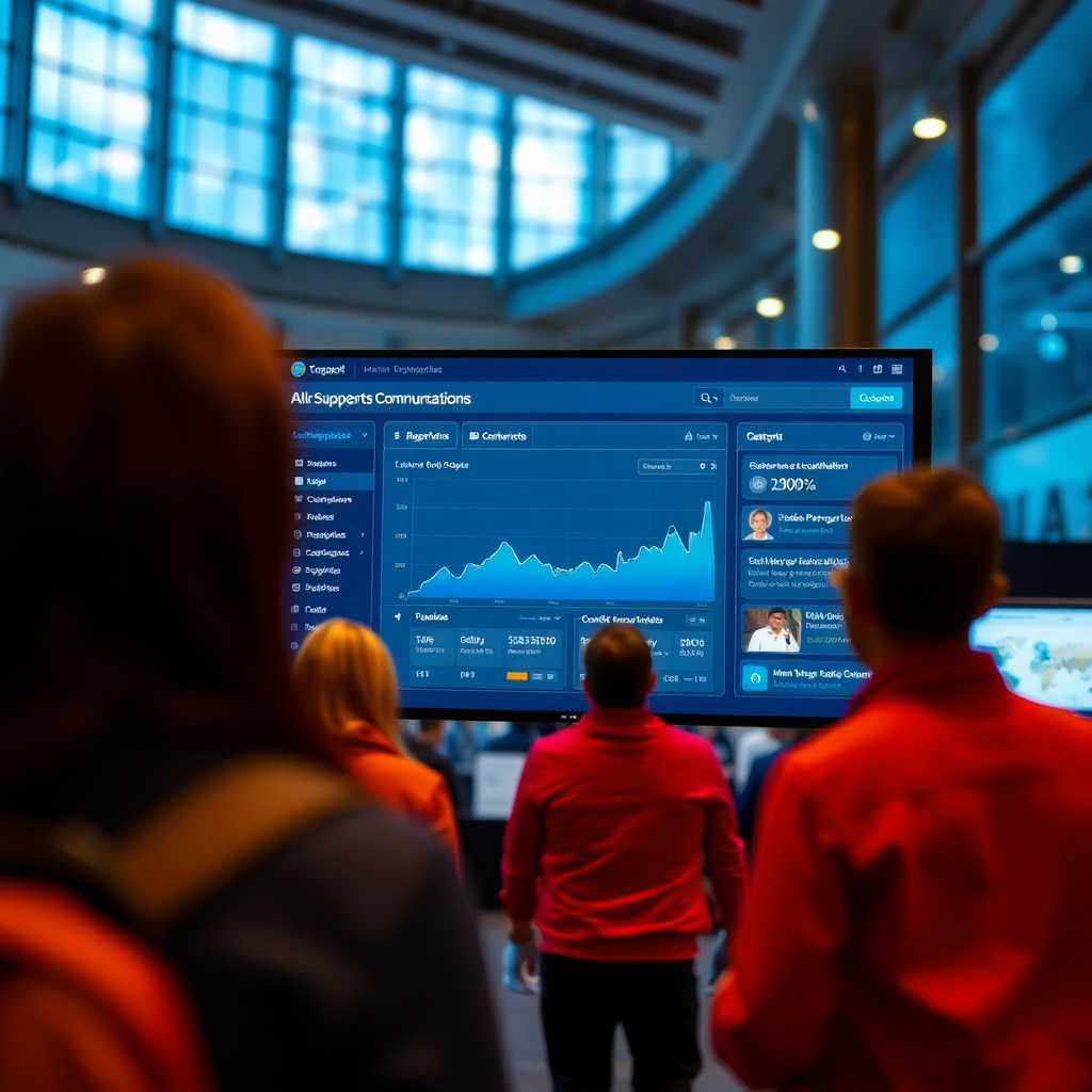 TextSupport dashboard displaying ongoing communications