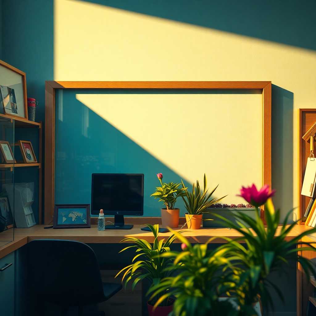 Custom frame shop using a desktop portal to manage messages