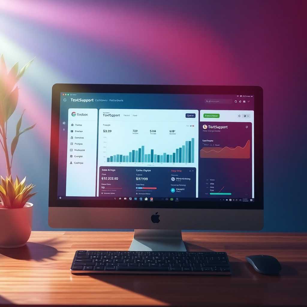 Desktop view of the TextSupport Sales PRO dashboard.
