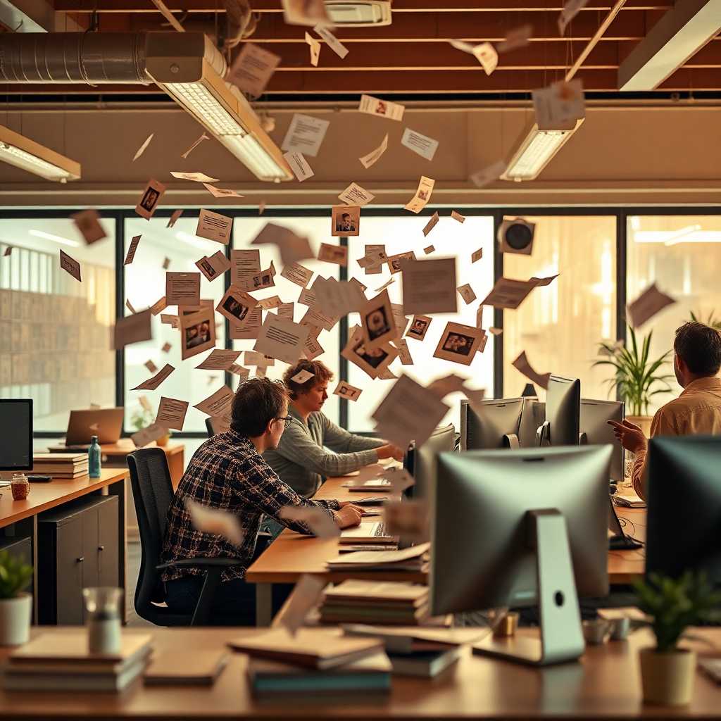 Overflowing inquiries at a web agency desk