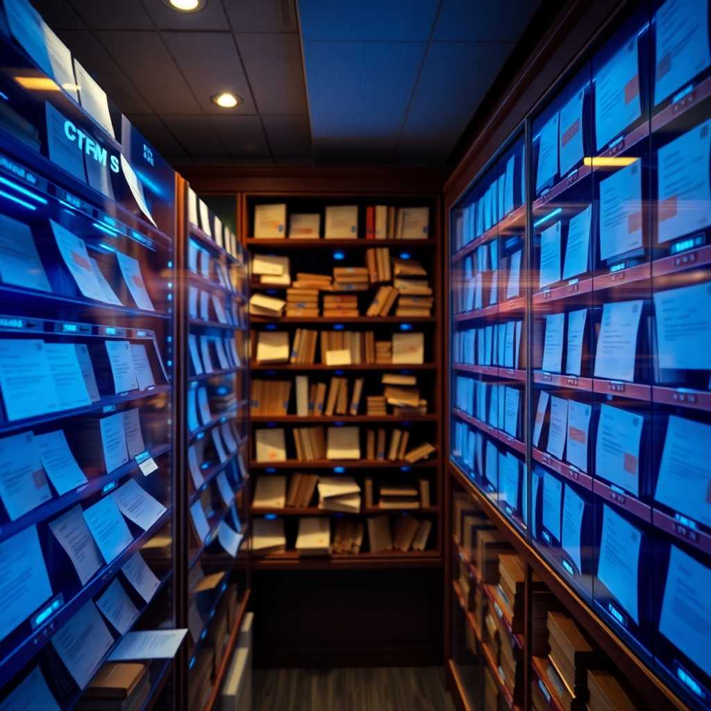 CRM dashboard showcasing message archives