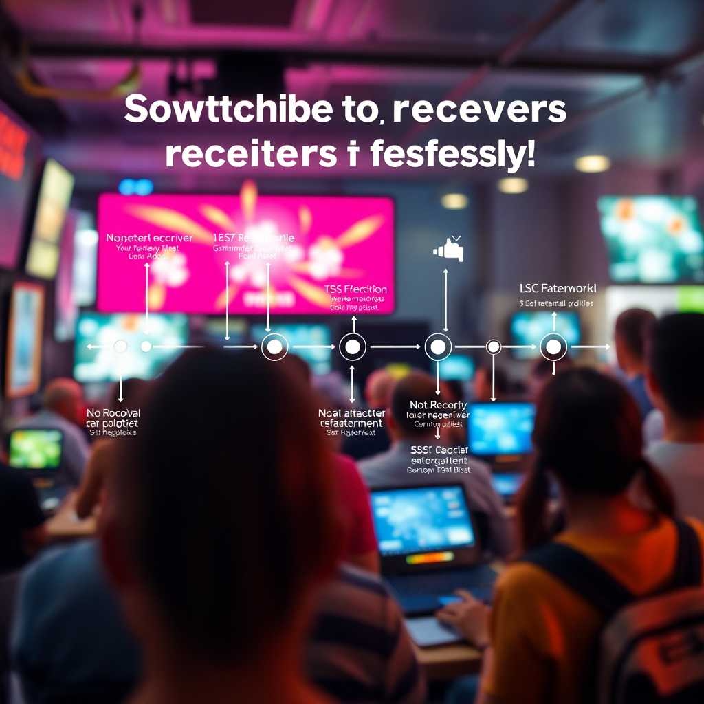 Visual roadmap illustrating ease of switching receivers effortlessly.
