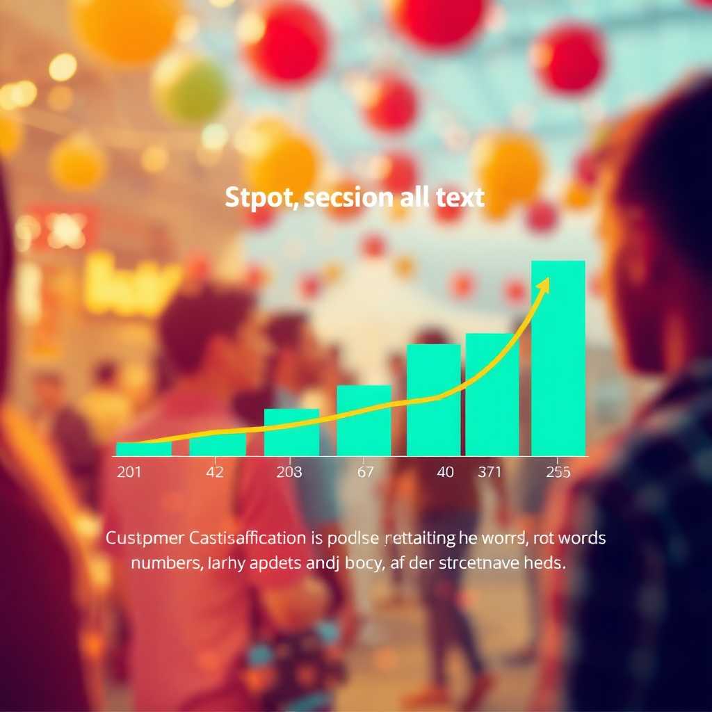 Customer satisfaction graph illustrating success after implementing TextSupport