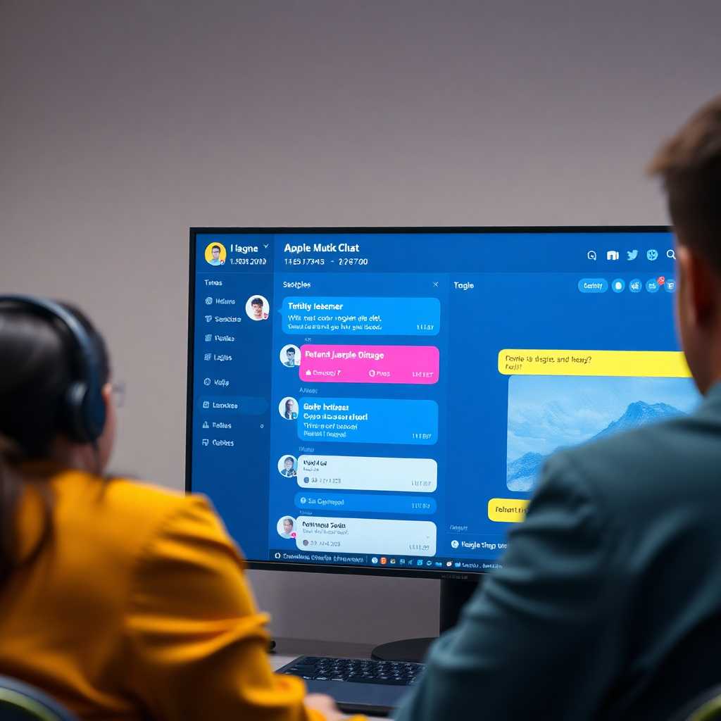 Screen showing multilingual chat dashboard