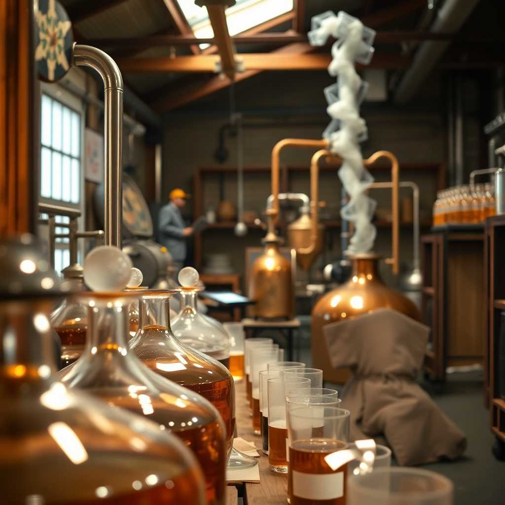 Success story visualization at a distillery setting