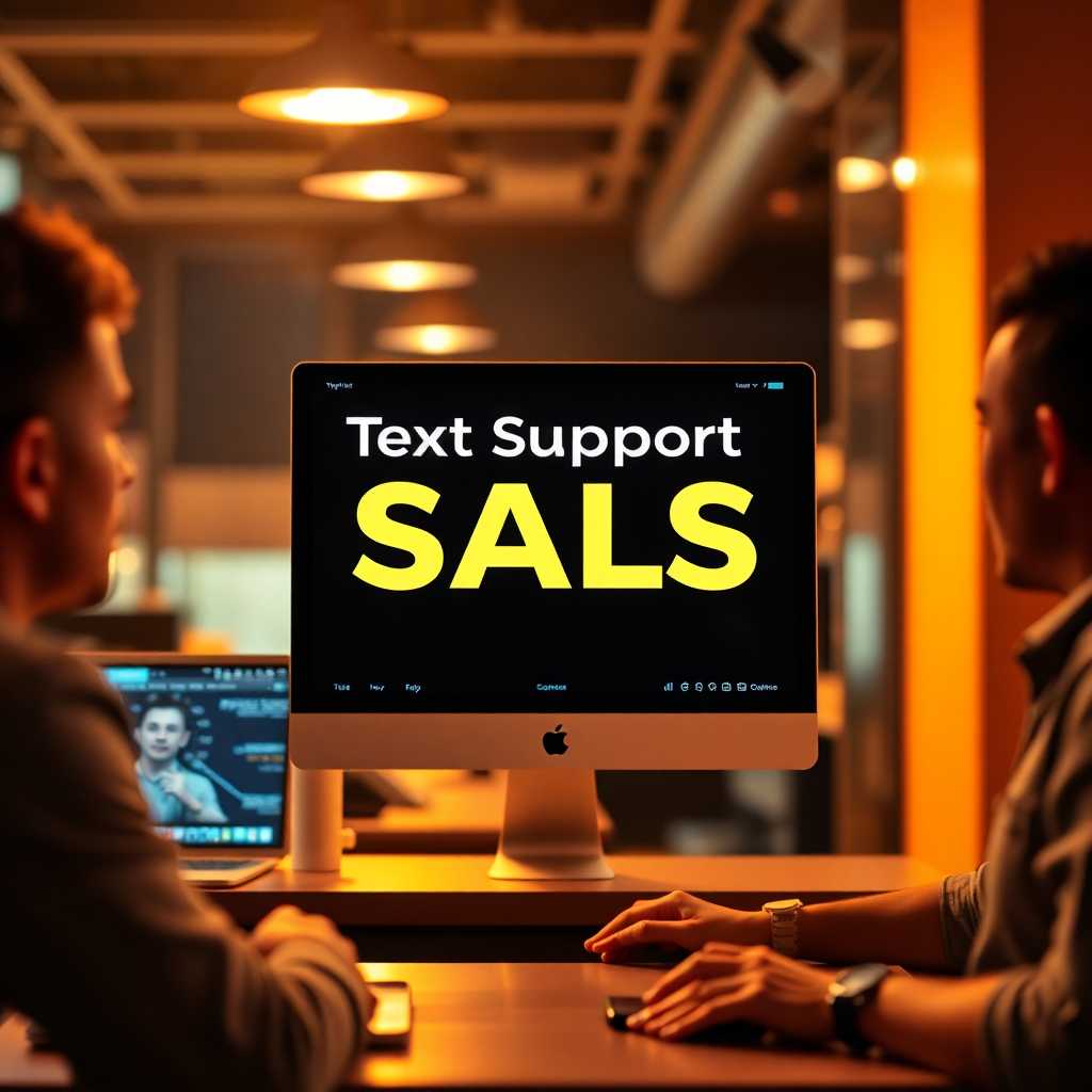 The TextSupport Sales PRO interface in action.